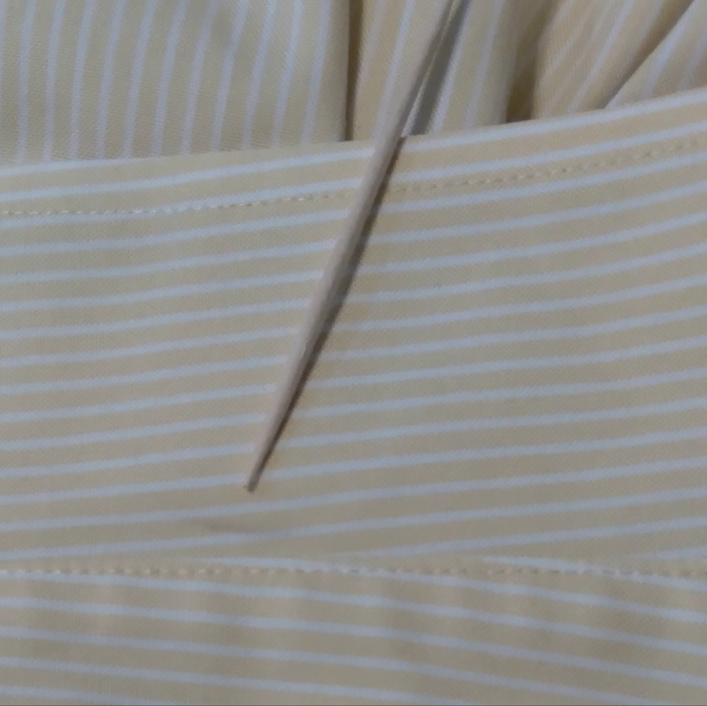 Eddie Bauer Yellow Stripe Relaxed Fit Shirt - Picture 11 of 11